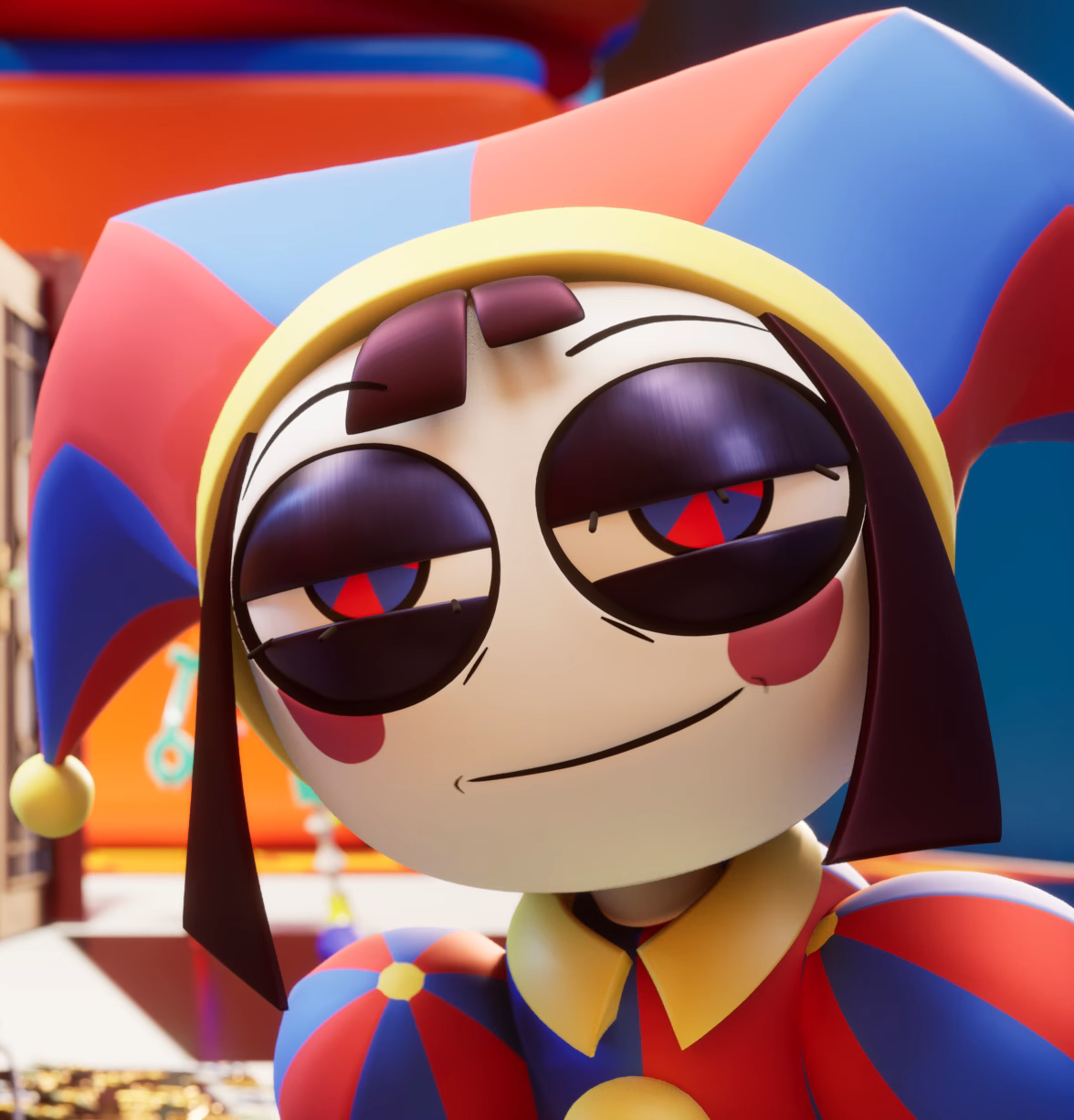 pomni jijodebu Blank Meme Template