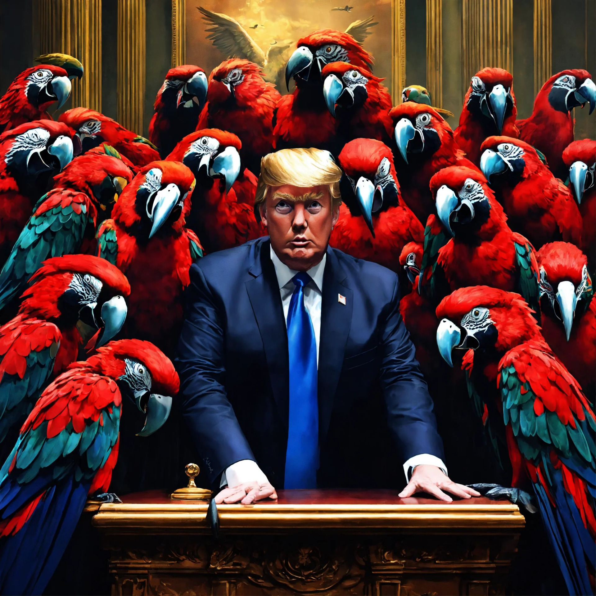 Trump fail even with parrots in government and right wing media. Blank Meme Template