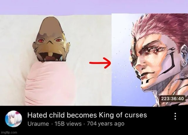 image tagged in jjk,sukuna,uraume | made w/ Imgflip meme maker