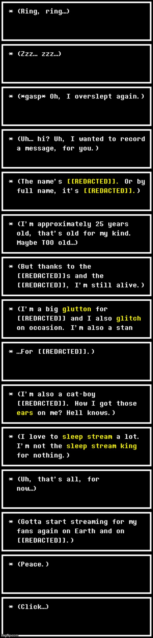 He must be some kind of… sleep stream king. (NEW OC INFO DROP! Name? NOT YET. :3) | image tagged in original character,new info,crossover | made w/ Imgflip meme maker