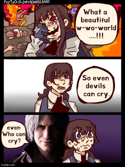 image tagged in csm,yoru,devil may cry,dante | made w/ Imgflip meme maker