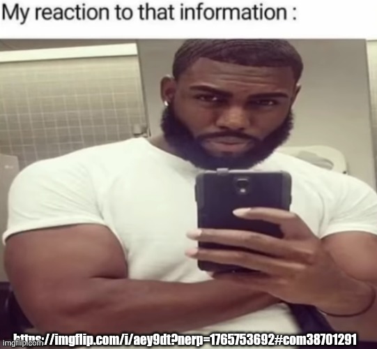 https://imgflip.com/i/aey9dt?nerp=1765753692#com38701291 ratio this man | https://imgflip.com/i/aey9dt?nerp=1765753692#com38701291 | image tagged in my reaction to this information | made w/ Imgflip meme maker