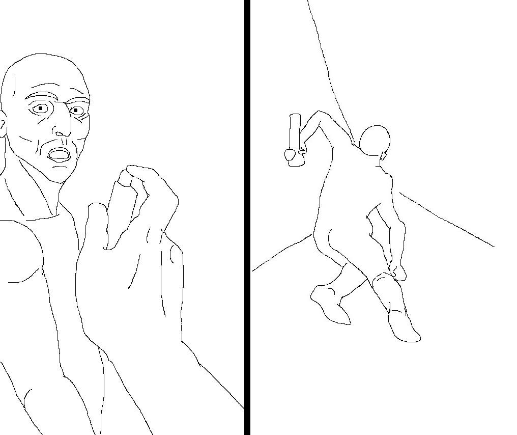 Boris snoris minimal Blank Meme Template