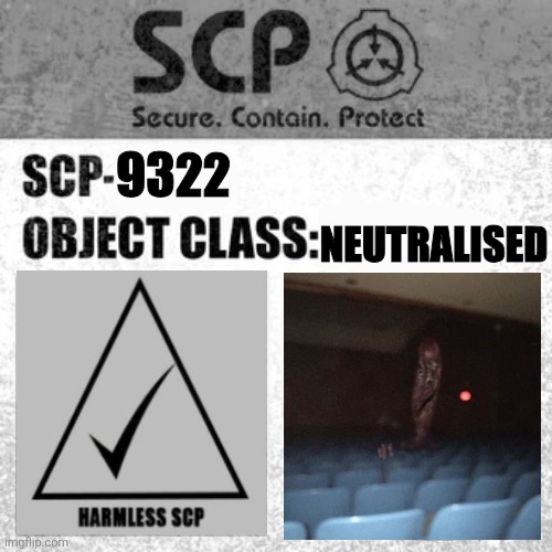 SCP-9322 Blank Meme Template