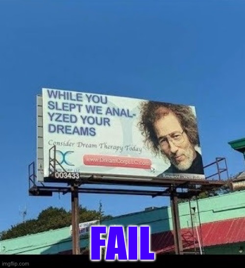 Anal-yzed? | FAIL | image tagged in funny signs,fail army,you had one job,task failed successfully,signs/billboards,epic fail | made w/ Imgflip meme maker
