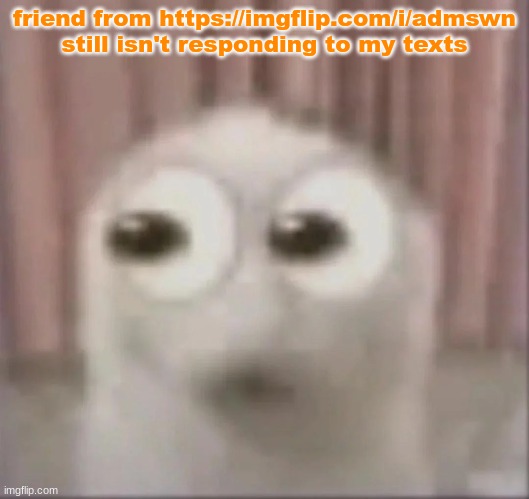 friend from https://imgflip.com/i/admswn still isn't responding to my texts | made w/ Imgflip meme maker