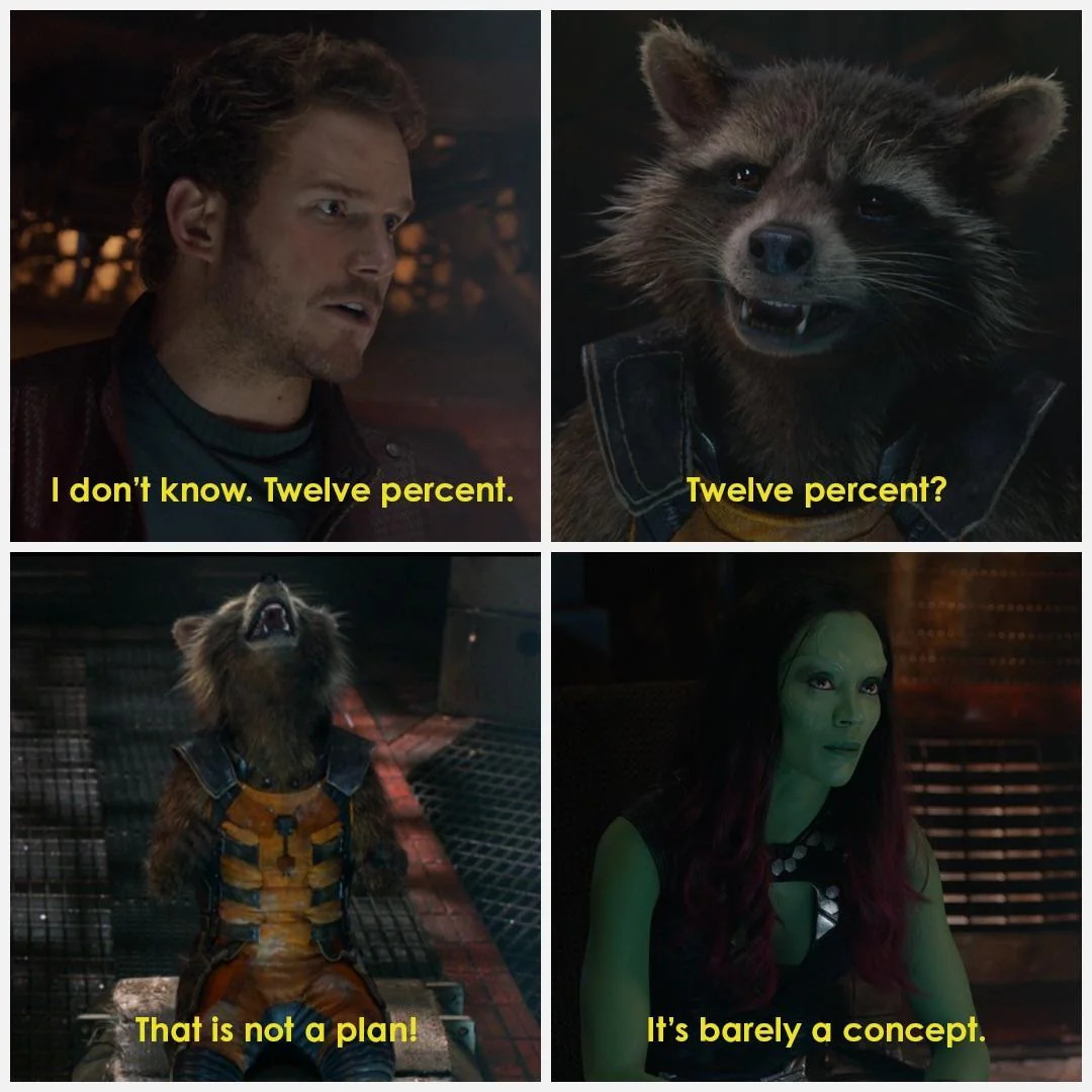 It's barely a concept guardians of the galaxy Blank Meme Template