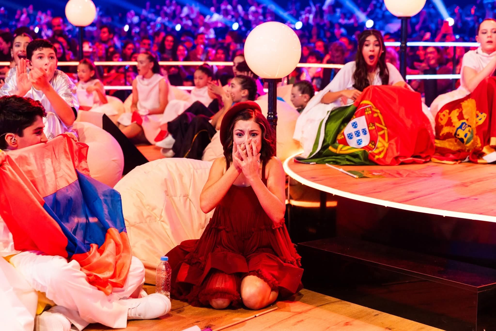 Surprised Girl In Beret Blank Meme Template
