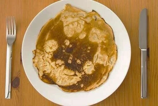First Pancake Blank Meme Template