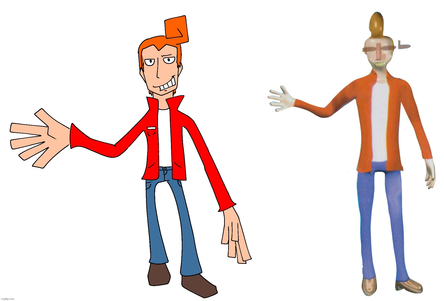 whats worse, GG shot with PD shot proportions (L) or PD shot with GG shot proportions (R) | made w/ Imgflip meme maker