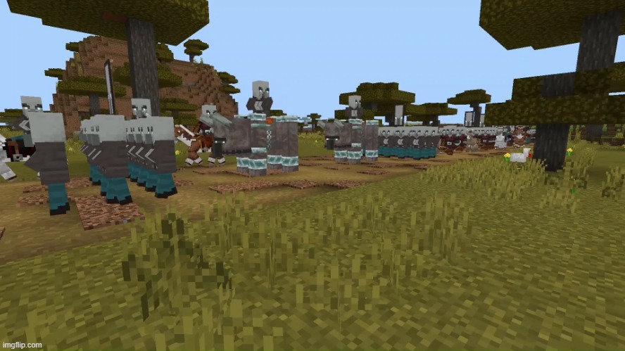 Army Of Illagers | image tagged in army of illagers | made w/ Imgflip meme maker