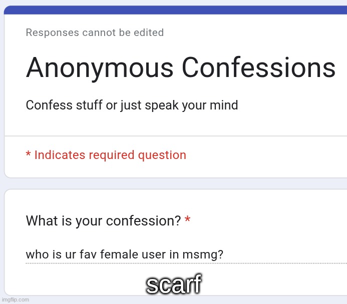 scarf | made w/ Imgflip meme maker