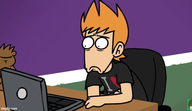 image tagged in matt shocked of the computer | made w/ Imgflip meme maker