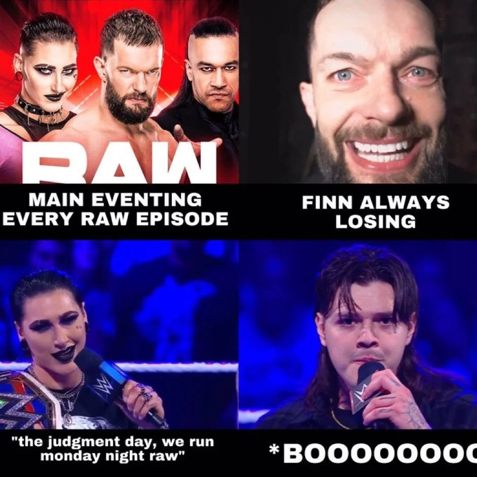 WWE THE JUDGMENT DAY Blank Meme Template