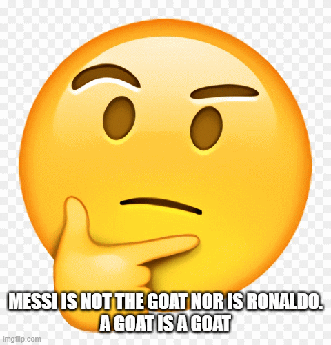 100000000000000000000000000000000000IQ | MESSI IS NOT THE GOAT NOR IS RONALDO.
A GOAT IS A GOAT | image tagged in gifs,goat | made w/ Imgflip images-to-gif maker