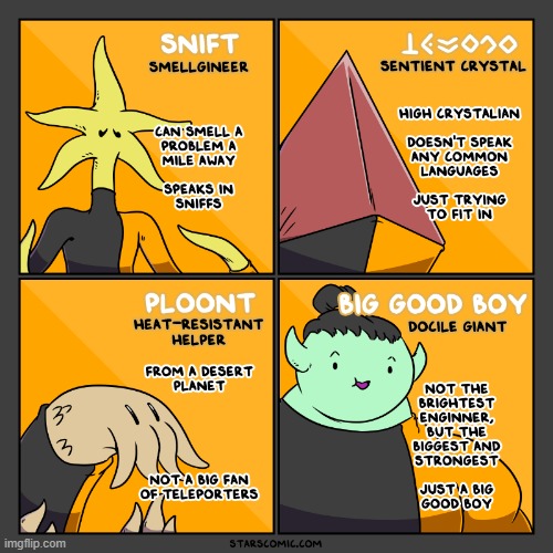 image tagged in stars,engineers,aliens,crystal,good boy,big | made w/ Imgflip meme maker