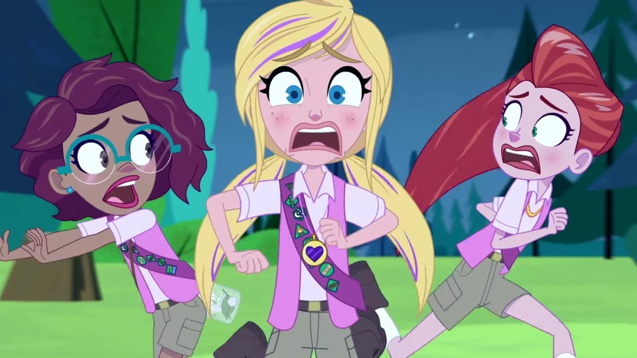 Polly Pocket runs away from The Grinch Blank Meme Template