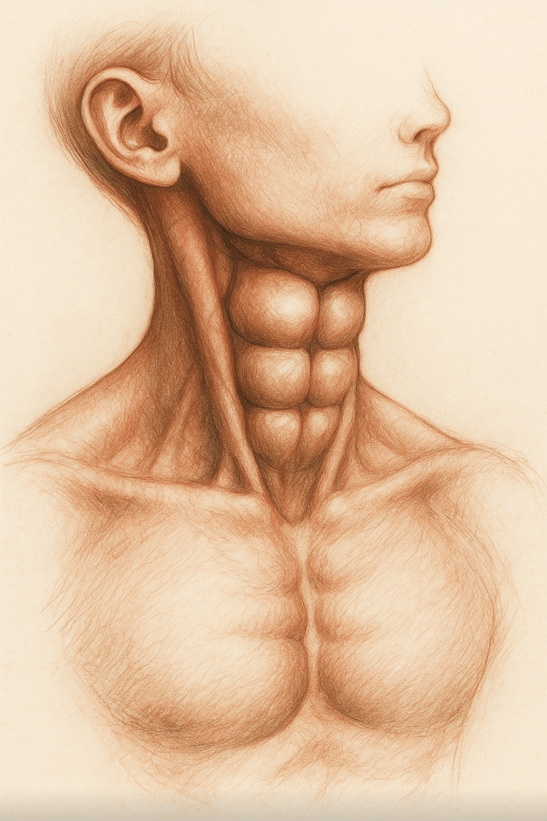 Strong throat Blank Meme Template