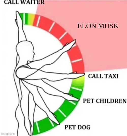 he's just autistic dw guys | ELON MUSK | image tagged in call waiter call taxi pet children pet dog,elon musk | made w/ Imgflip meme maker