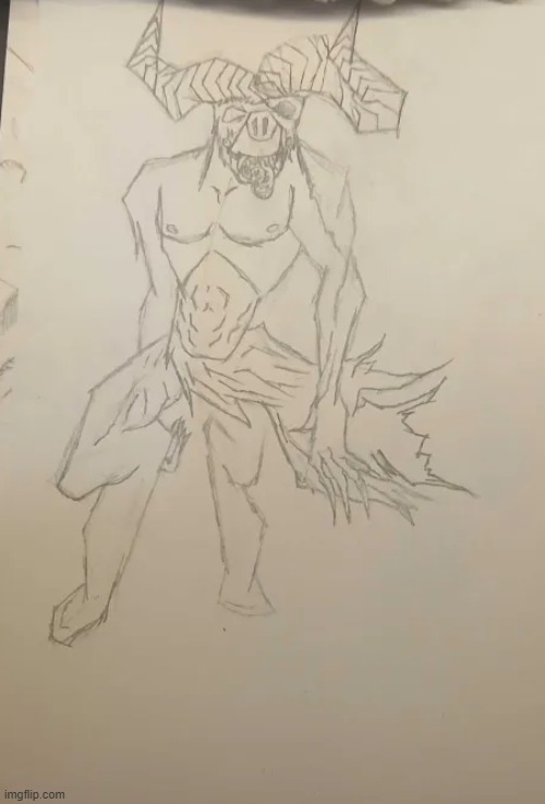 A devil. Specifically the one that represents the sin of Sloth, Belphegor | made w/ Imgflip meme maker