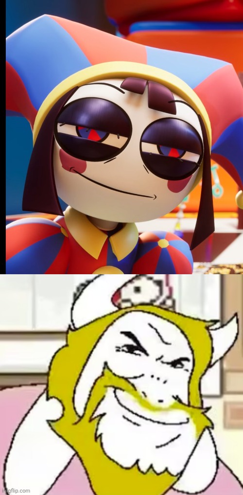 Bergenpomni | image tagged in bergentruckung,the amazing digital circus,tadc episode 7 | made w/ Imgflip meme maker