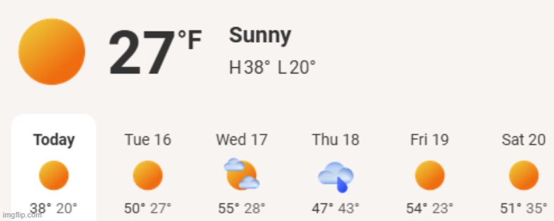 im glad it isnt 15 degrees anymore :D | made w/ Imgflip meme maker