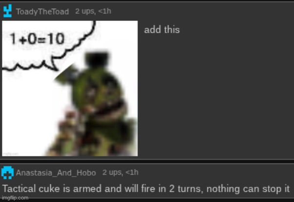 Springtrap or nuke | made w/ Imgflip meme maker