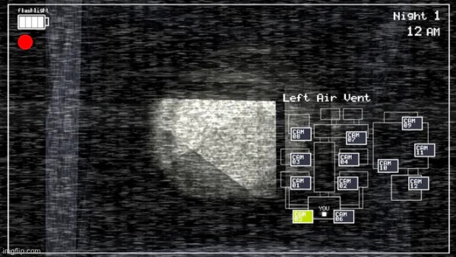 fnaf 2 left air vent | image tagged in fnaf 2 left air vent | made w/ Imgflip meme maker