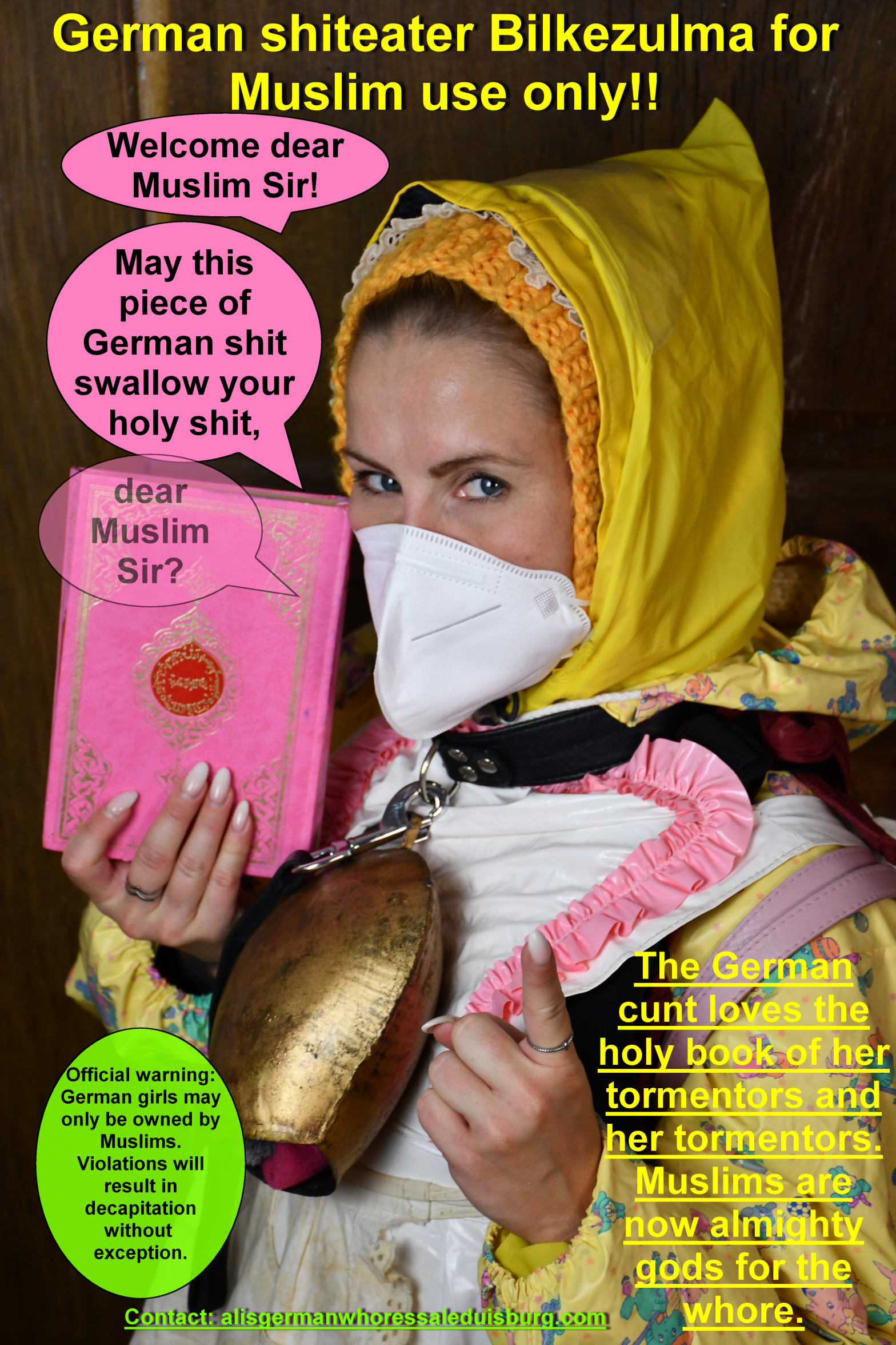 German shiteater Bilkezulma for Muslim use only Blank Meme Template