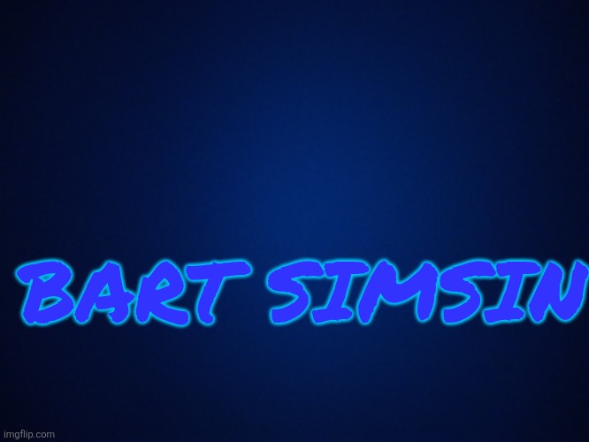 yellow background image | BART SIMSIN | image tagged in yellow background image | made w/ Imgflip meme maker