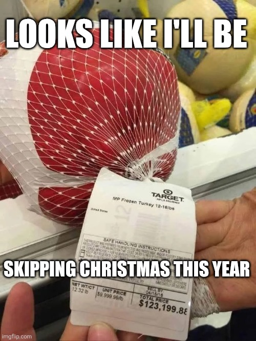 Looks Like I'll Be | LOOKS LIKE I'LL BE; SKIPPING CHRISTMAS THIS YEAR | image tagged in chrisjoines1 | made w/ Imgflip meme maker