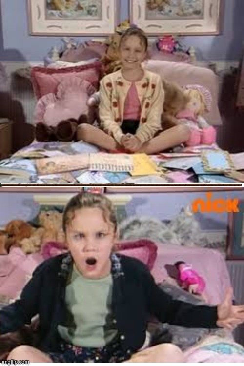 High Quality Ask Ashley Calm And Tweaking Out Blank Meme Template