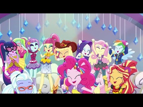 Equestria Girls dancing to the march Blank Meme Template