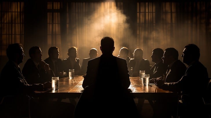 In the Shadows Blank Meme Template