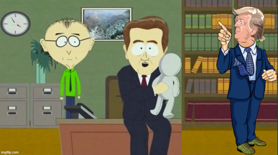 Show me on this doll where Trump hurt you Blank Meme Template