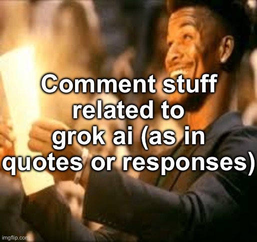 Jimmy butler happy | Comment stuff related to grok ai (as in quotes or responses) | image tagged in jimmy butler happy | made w/ Imgflip meme maker