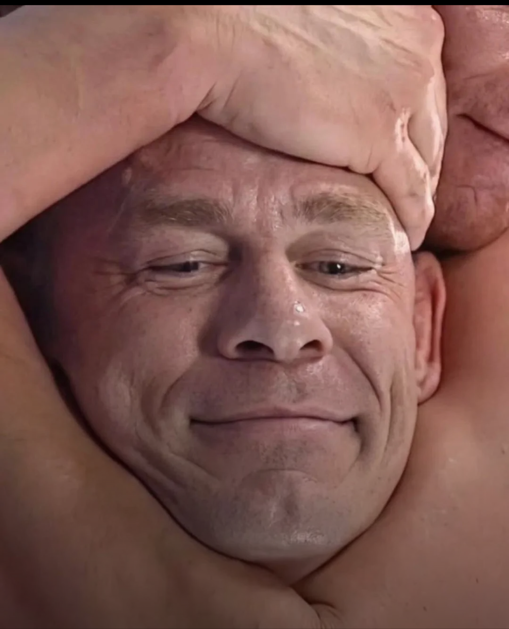 Cena smiles Blank Meme Template