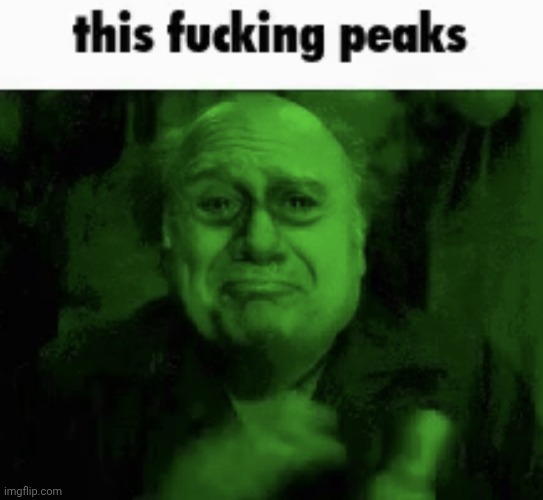 This Fucking Peaks | image tagged in this fucking peaks | made w/ Imgflip meme maker