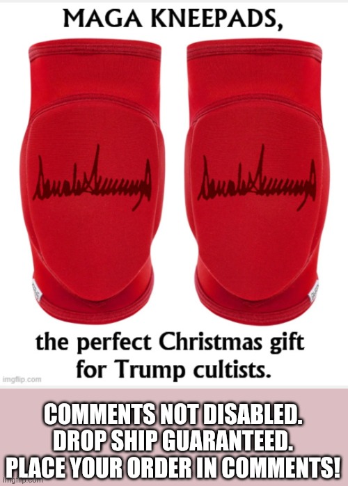 It's not a scam....well not anymore than the watches that haven't been delivered!  Eat your heart out when the next president Se | COMMENTS NOT DISABLED.
DROP SHIP GUARANTEED. PLACE YOUR ORDER IN COMMENTS! | made w/ Imgflip meme maker