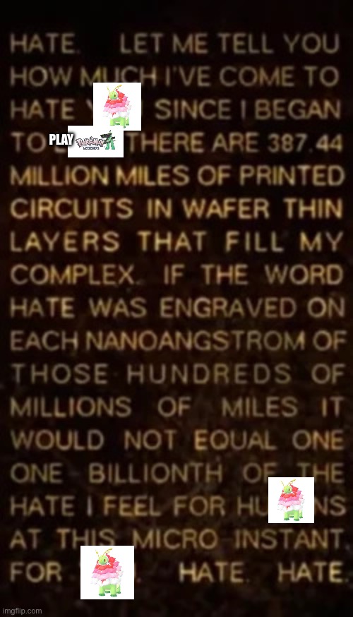 WHAT THE ACTUAL FUCK WERE THEY THINKING?!?!?! | PLAY | image tagged in am hate speech,pokemon memes,pokemon | made w/ Imgflip meme maker