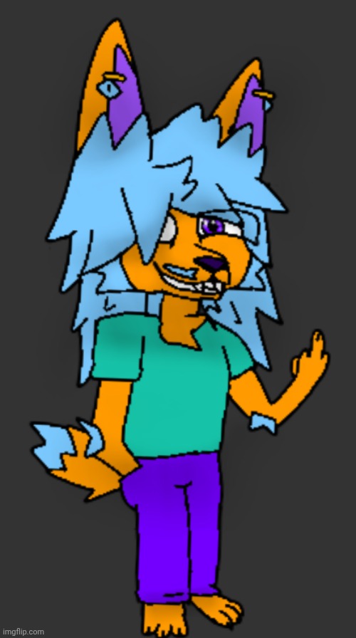 Yet another Gebrix redesign, and it's definitely going to be the last, I hope [shirt color change and hat replacement] | image tagged in gebrix | made w/ Imgflip meme maker