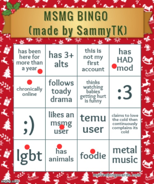 trend | image tagged in sam's msmg bingo | made w/ Imgflip meme maker