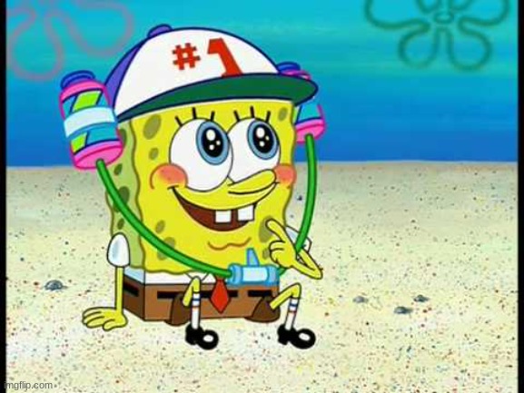 spongebob pretty girl | image tagged in spongebob pretty girl | made w/ Imgflip meme maker