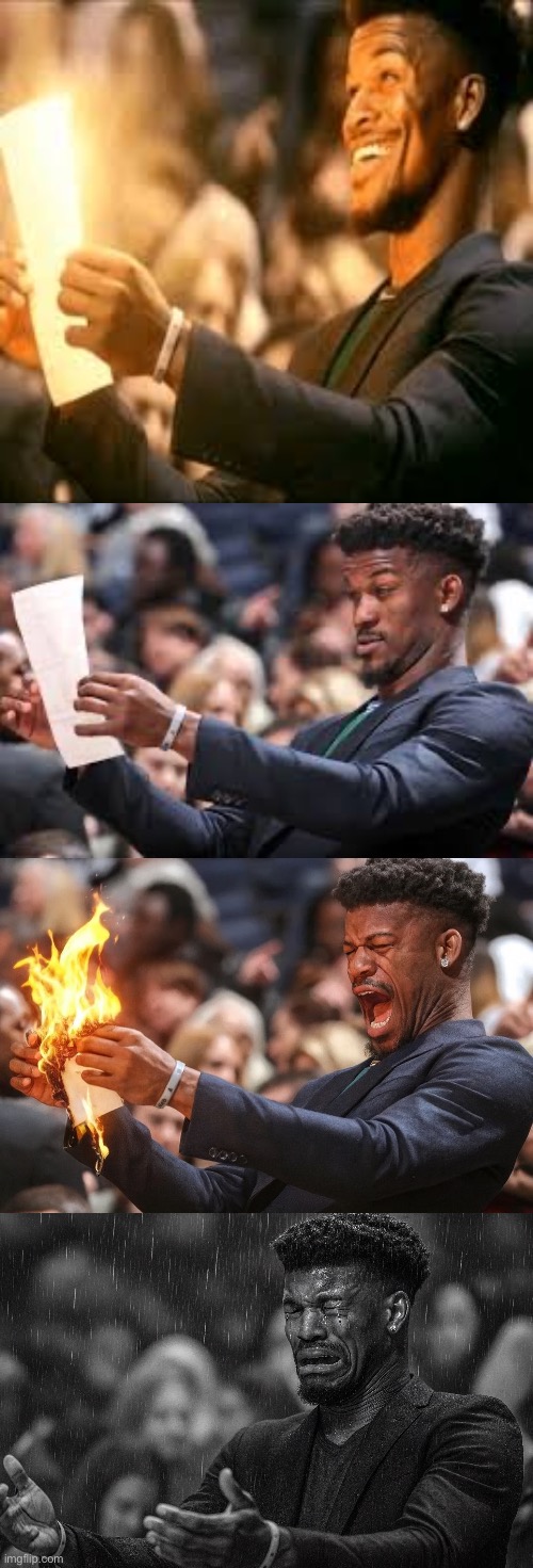 emotional story | image tagged in jimmy butler happy,what am i reading,jimmy butler,jimmy butler missing paper | made w/ Imgflip meme maker