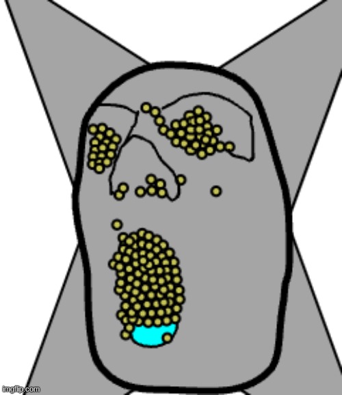 tridotron pea face | image tagged in tridotron pea face | made w/ Imgflip meme maker