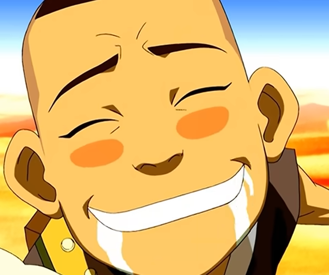 Sokka drinking cactus juice Blank Meme Template