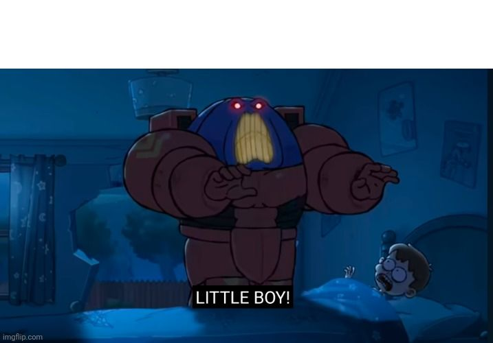Space King Little Boy Blank Meme Template