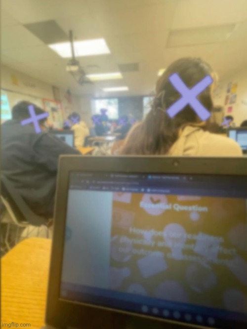 why is there a cross on everyone's face | made w/ Imgflip meme maker