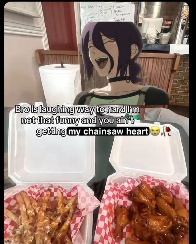 denji won't let you hit | made w/ Imgflip meme maker