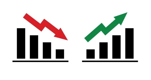 Graphic down up Blank Meme Template